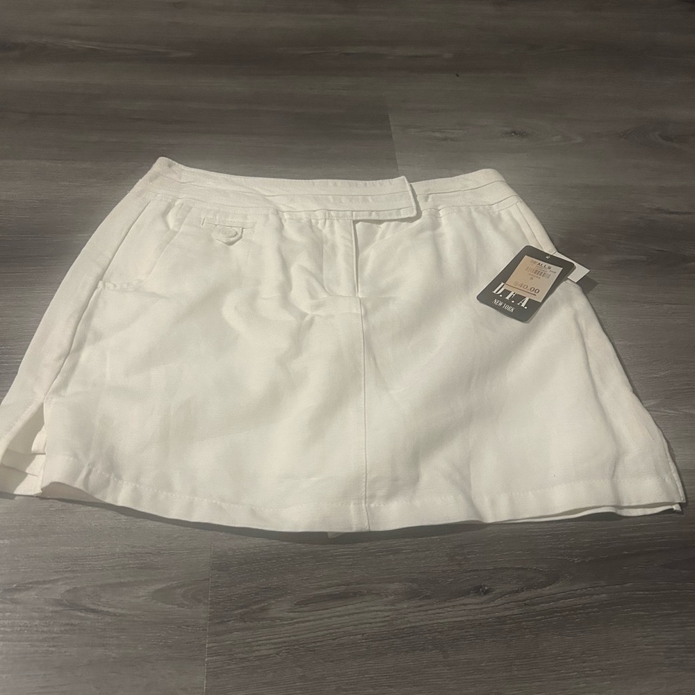 White Mini Skirt
